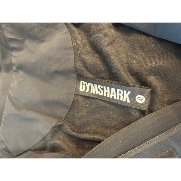 Gymshark Mens Hooded Jacket Black XL Full Zip Athletic Outerwear - Picture 3 of 9